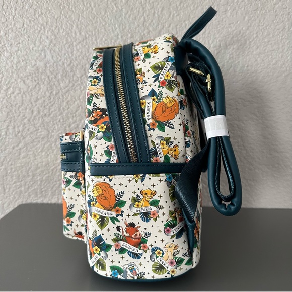 Loungefly The Lion King Tattoo Style Mini Backpack NWT main image 3